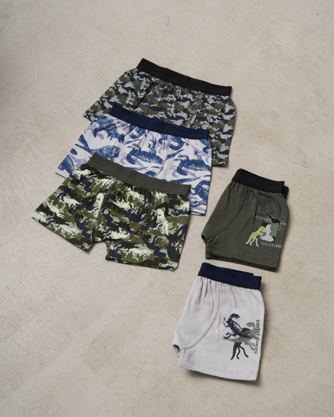 Боксери дитячі на хлопчика - Динозаврики