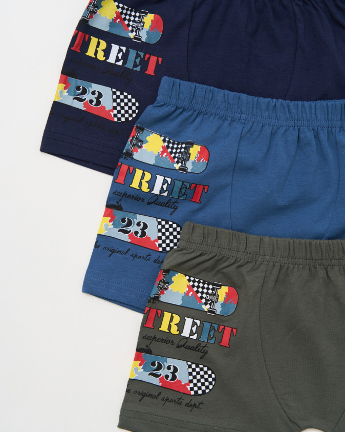 Боксеры подростковые однотонные - Скейтборд