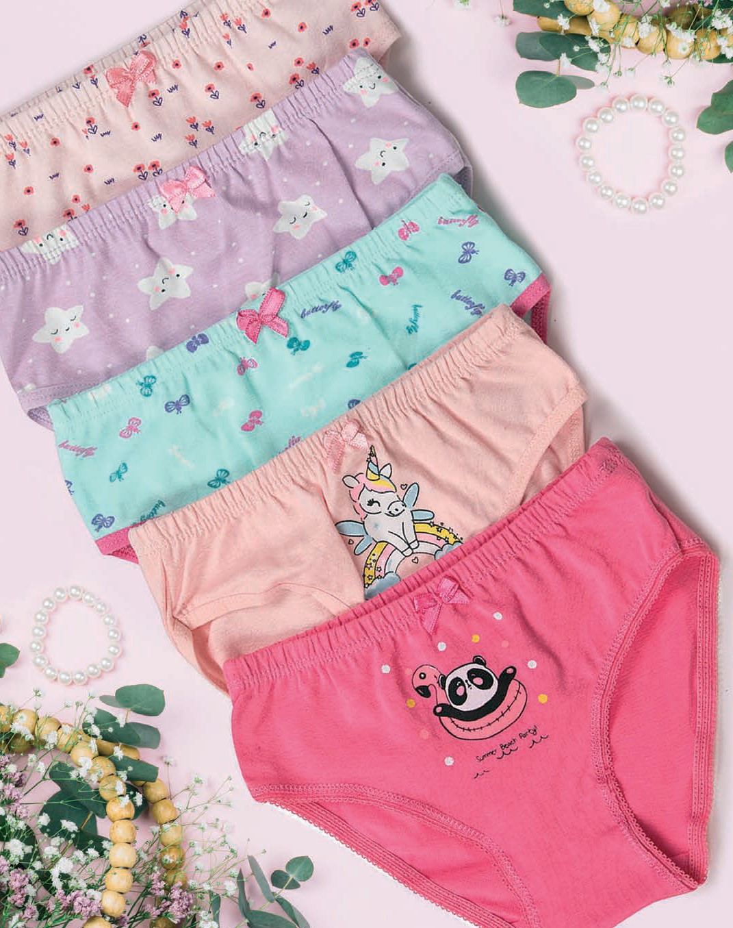 детские трусы Детские трусики на девочку - 5 расцветок (41603) недорого, цена фото отзывы