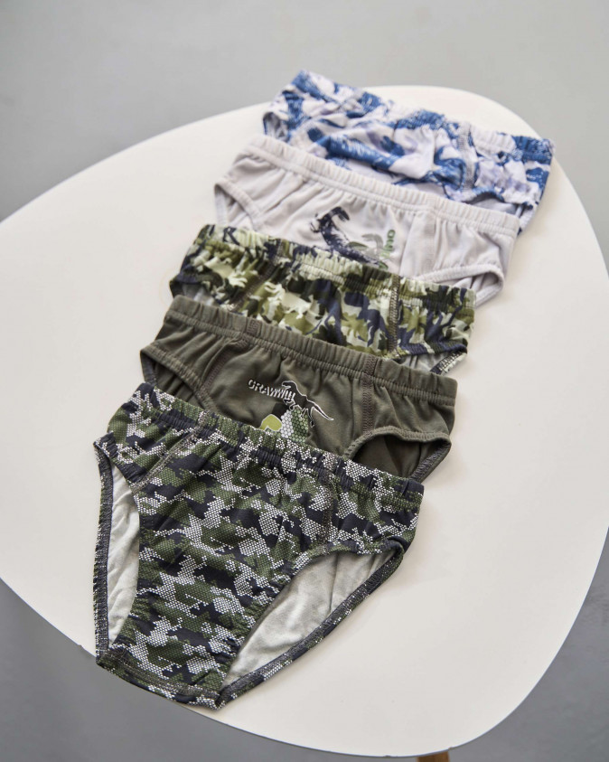 Підліткові труси на хлопчика - мікс з динозаврами