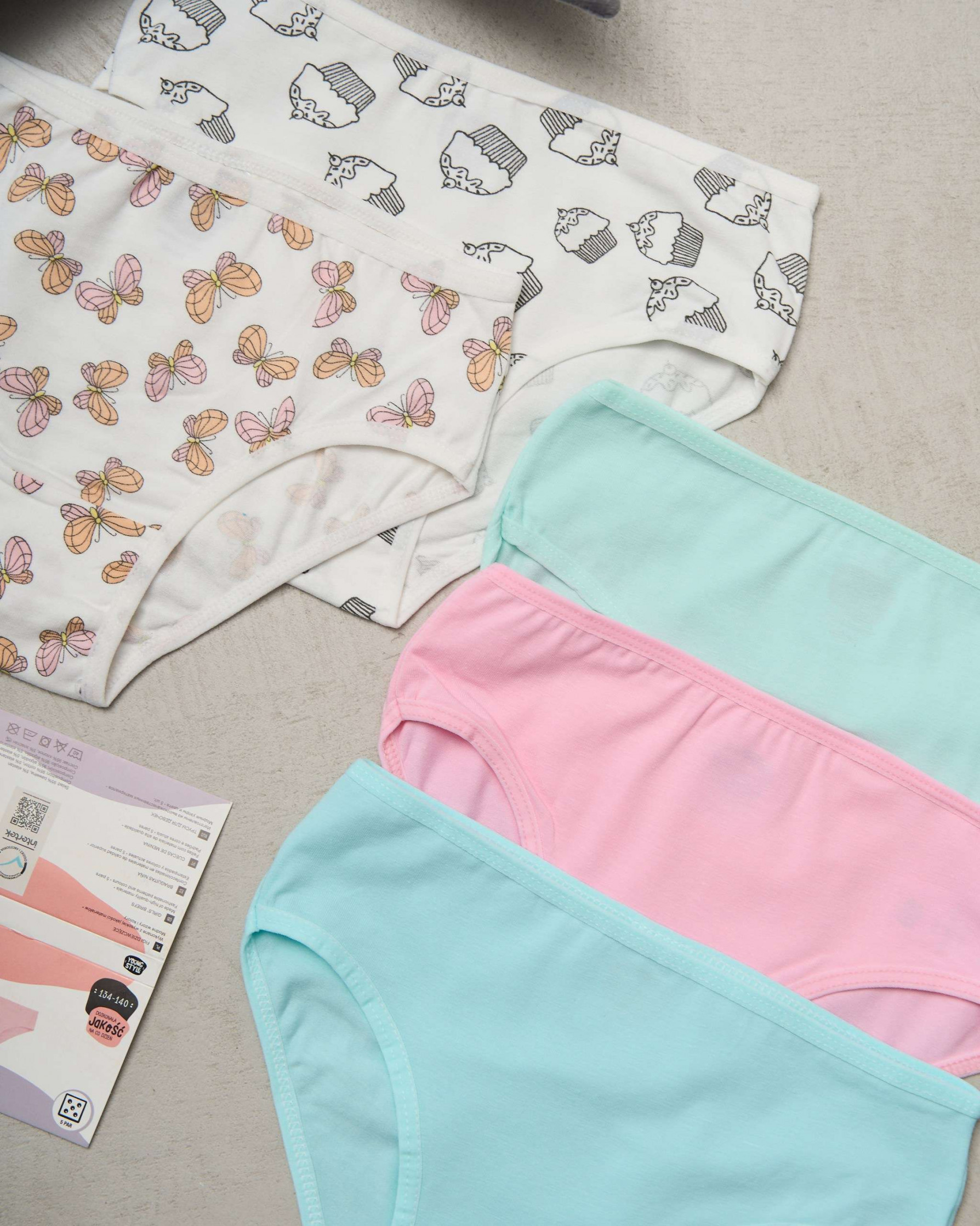 трусики дочки Подростковые трусики для девочки - нежные цвета (42186) недорого, цена фото отзывы