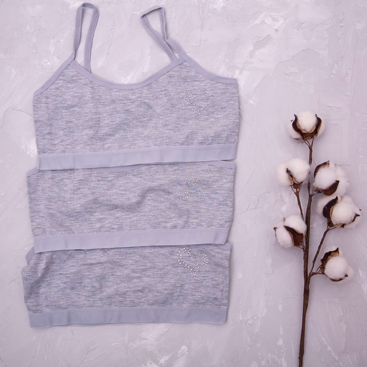 Топ на дівчинку - зі стразиками - 42327