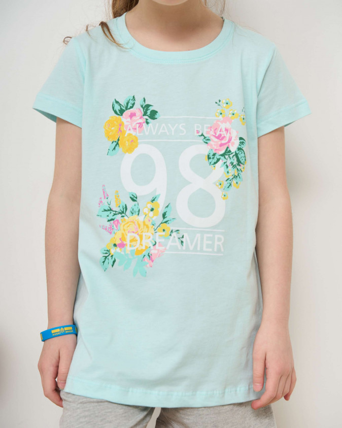 Комплект для дівчинки з шортами Квіти - Ozkan