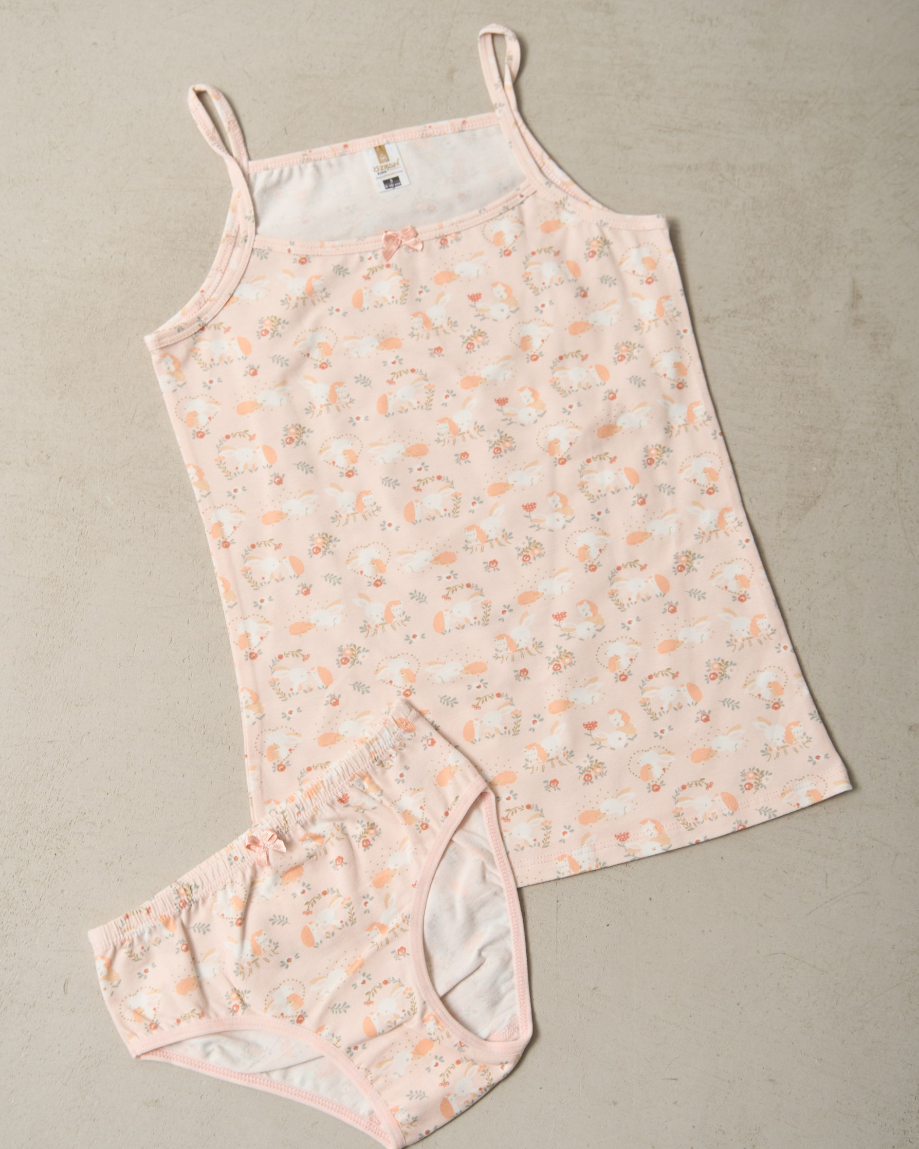 Комплект для дівчинки з трусиками - Звірятка