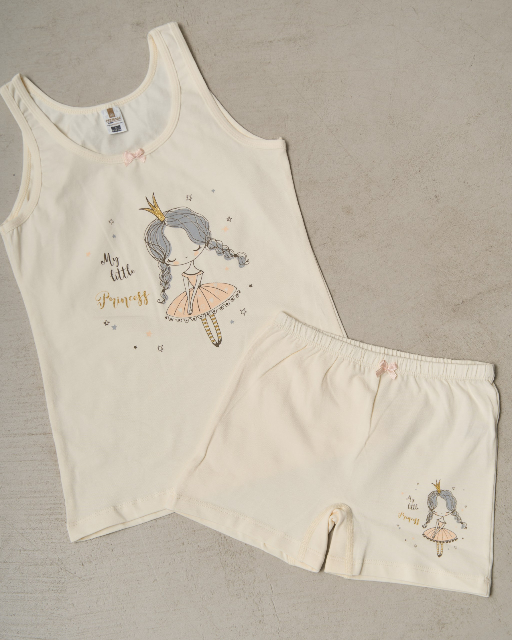 Комплект для дівчинки майка+шортики - Принцеса