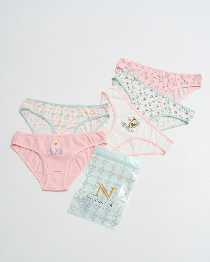 Трусики жіночі Avocado Love - набір 5 шт.