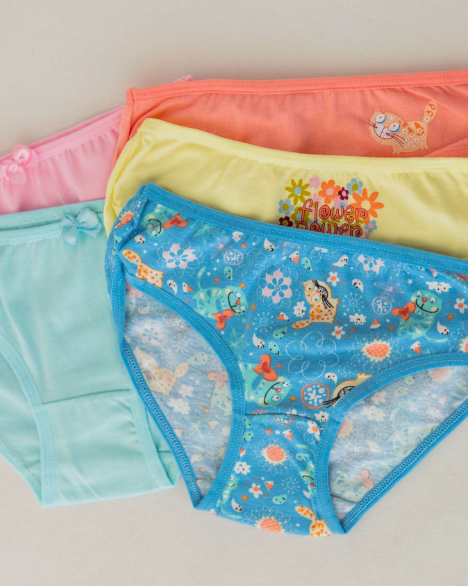 Набір підліткових трусиків тижневок - 5 шт. - 542012