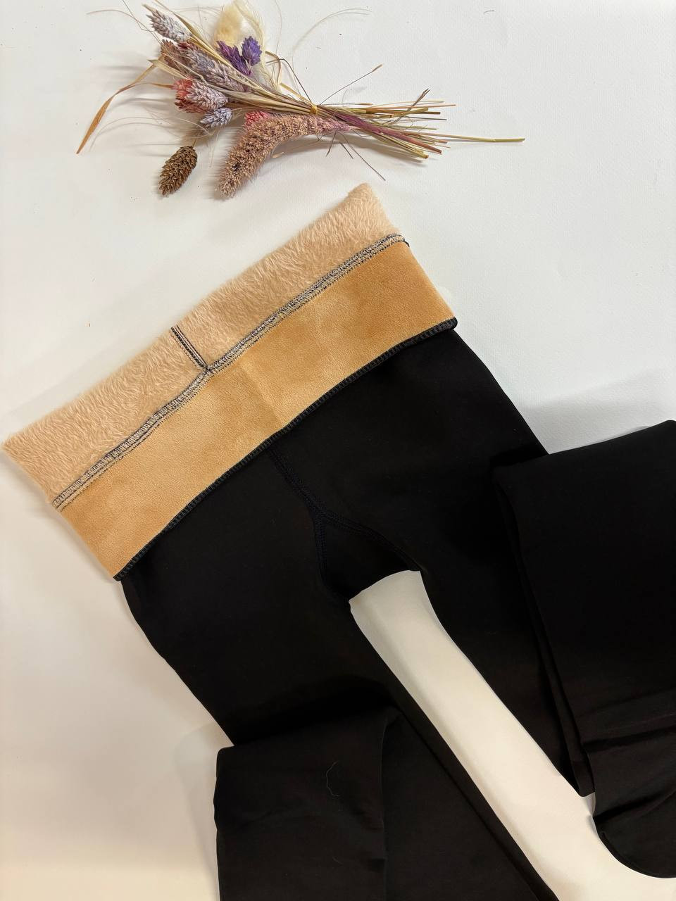 Колготи на хутрі з ефектом "другої шкіри" - один шов