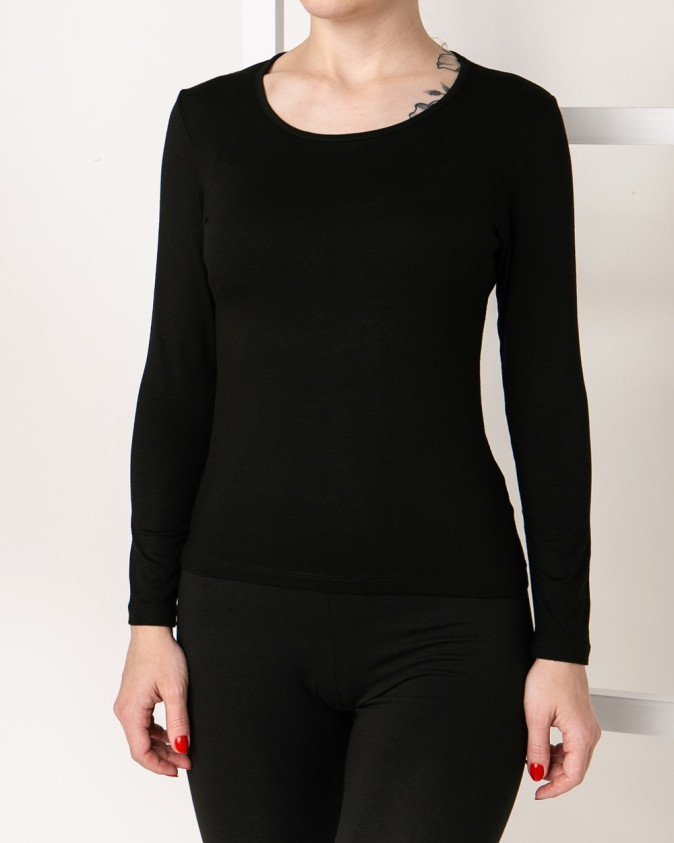 Футболка жіноча на довгий рукав Вискоза - Ozkan