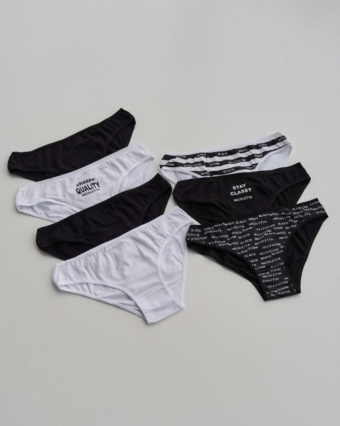 Набір жіночих трусиків неделек - 7 шт. - 713111