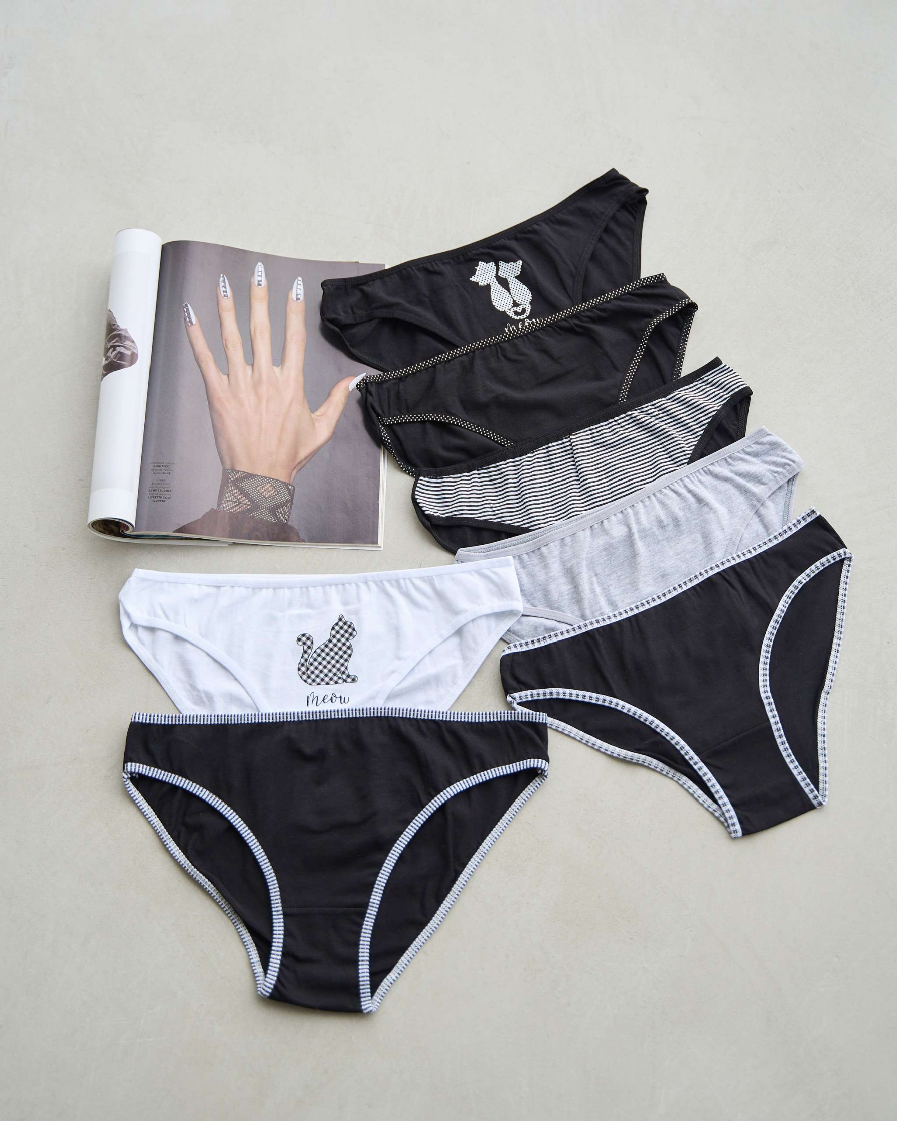 Набор женских трусиков неделек - 7 шт. - 713122