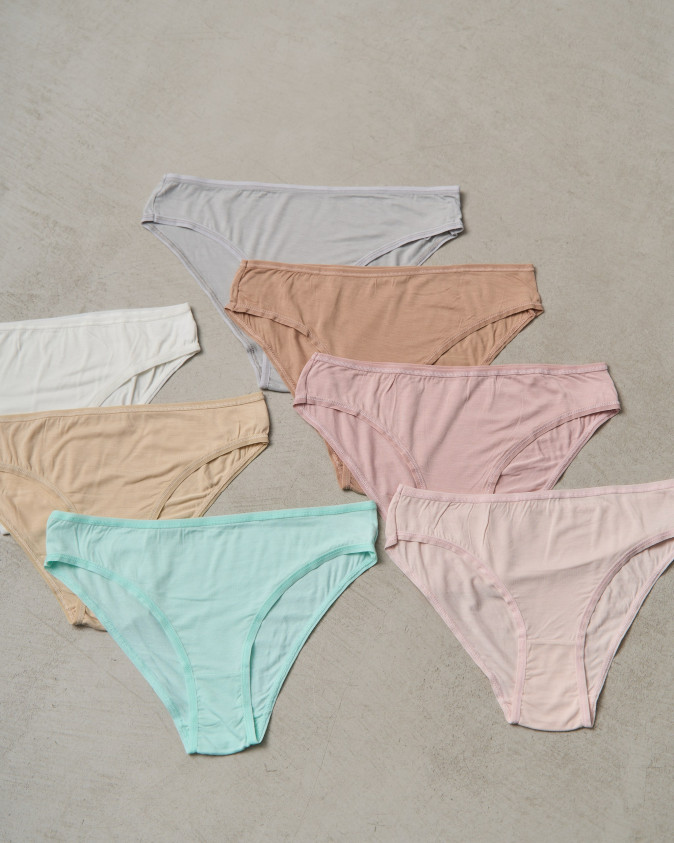 Набір жіночих трусиків тижневок Бамбук - 7 шт. - 713144