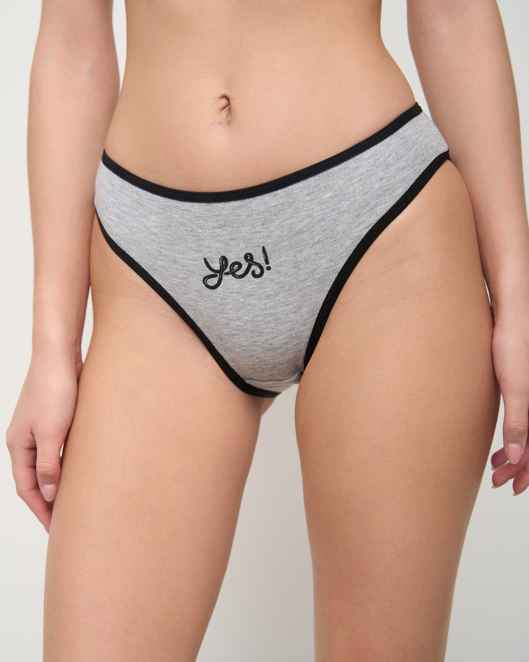 Набор женских трусиков неделек в рубчик- 7 шт. - 713150