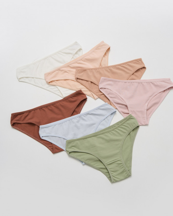 Набір жіночих трусиків тижневок - 7 шт. - 713164