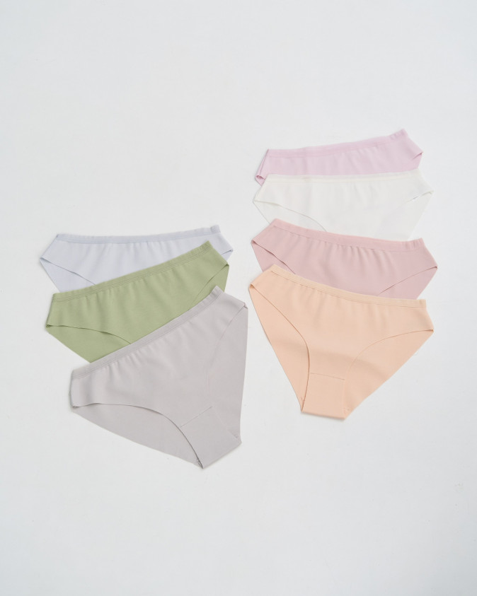 Набір жіночих трусиків тижневок безшовні- 7 шт.- 713171