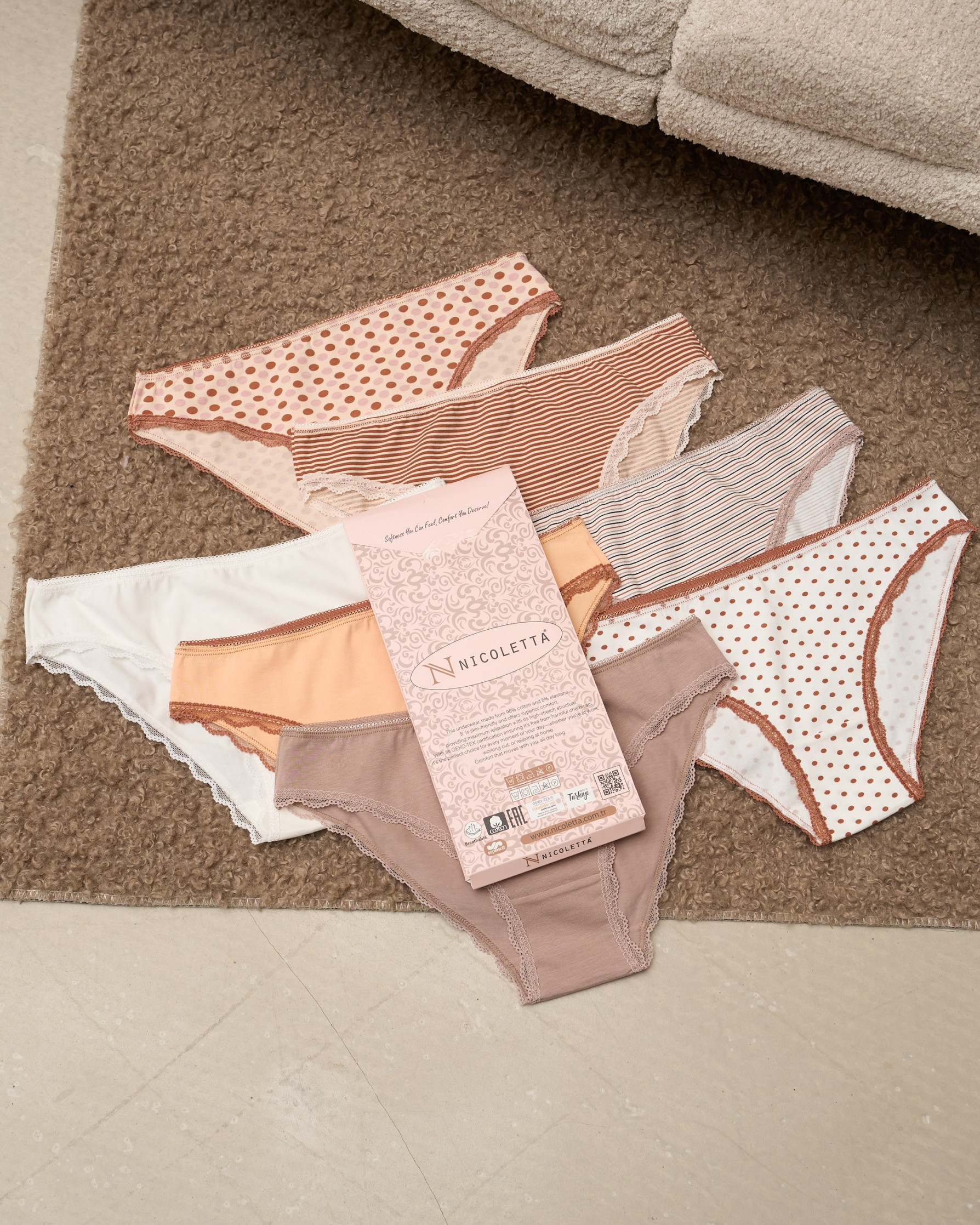 Набор женских трусиков неделек - 7 шт. - 713182
