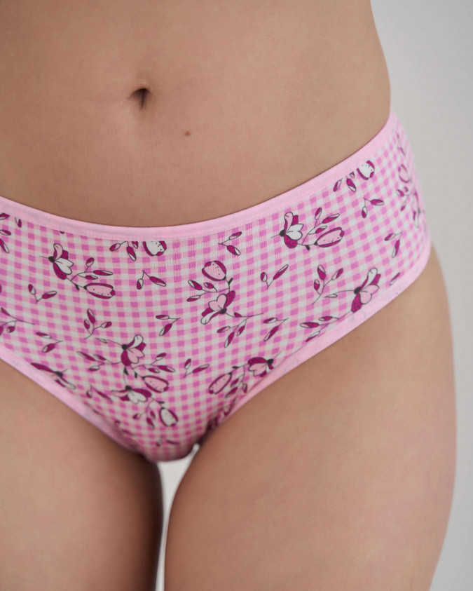Набір жіночих трусиків тижневок Plus Size - 7 шт. - 724076