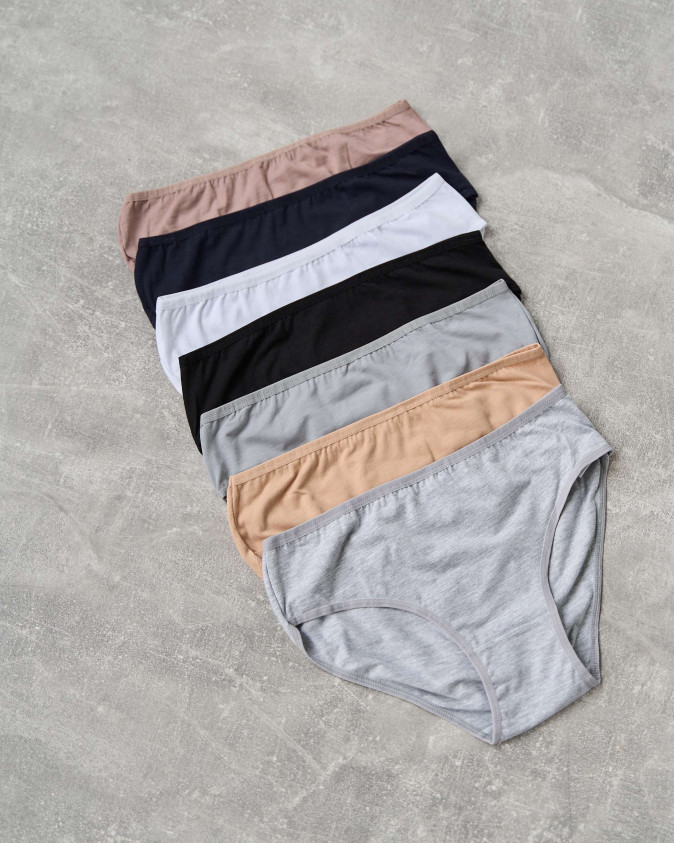 Набір жіночих трусиків тижневок Plus Size - 7 шт. - 724112