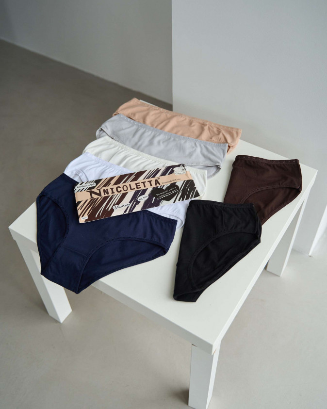 Набір трусиків тижневок Plus Size - 7 шт. - 724113