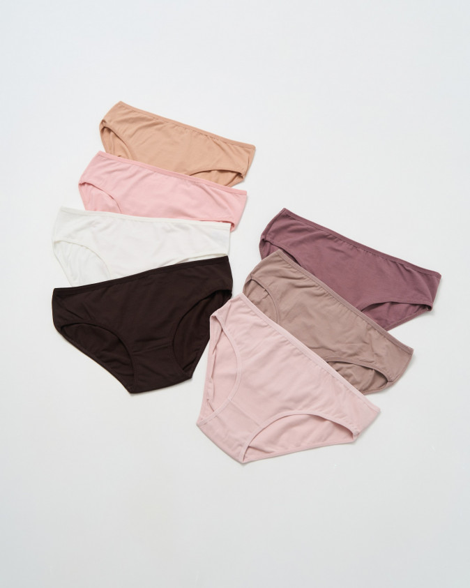 Набір жіночих трусиків тижневок Plus Size - 7 шт. - 724141