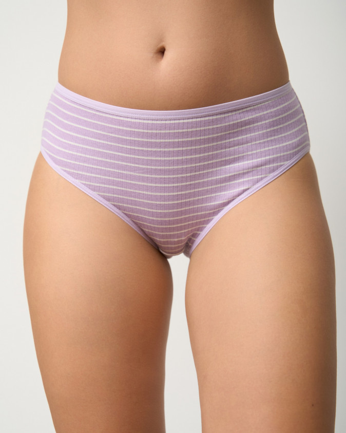 Набір жіночих трусиків тижневок Plus Size в РУБЧИК - 7 шт.- 724172