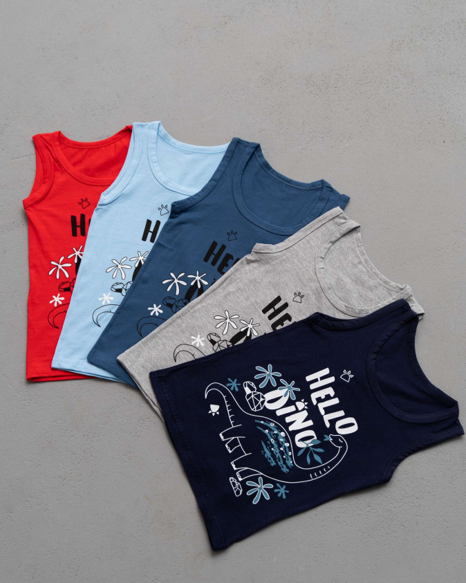 Майка для хлопчика дитяча - Hello Dino