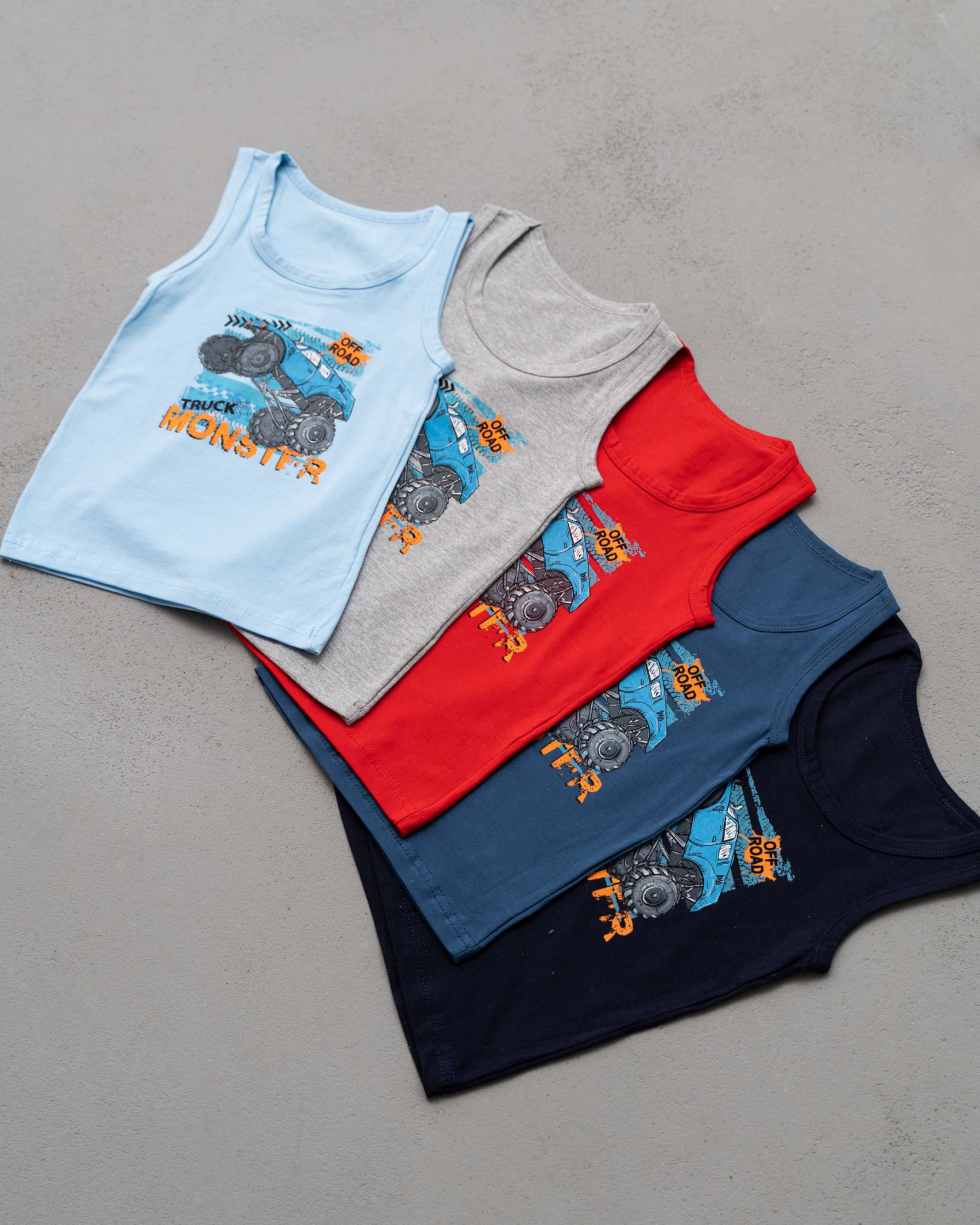 Майка для мальчика детская - Truck Monster от 1 шт.