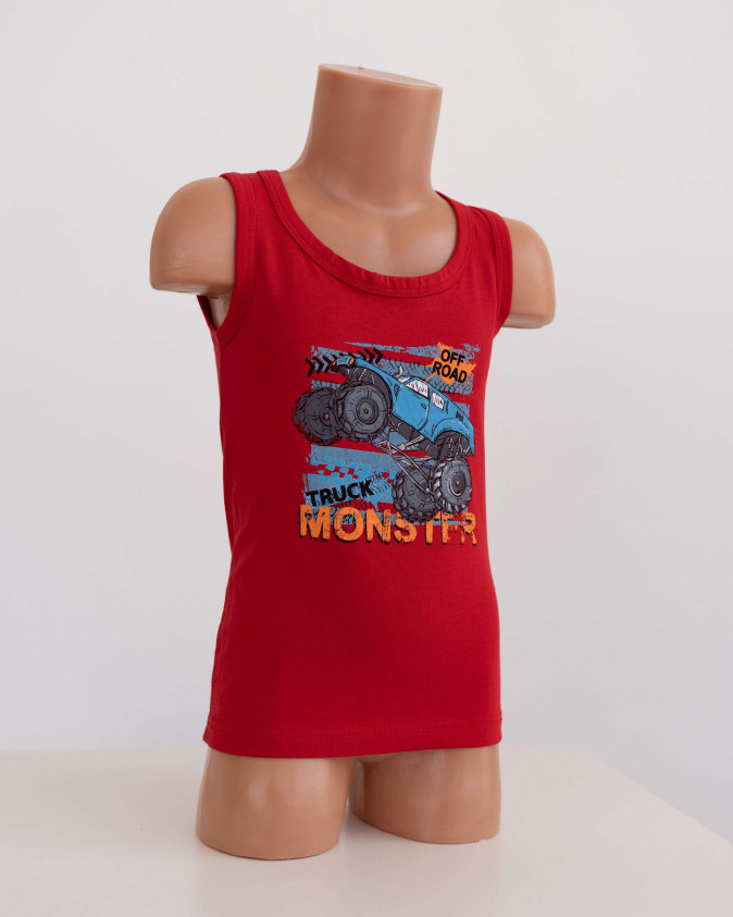 Майка для хлопчика дитяча - Truck Monster від 3 шт.