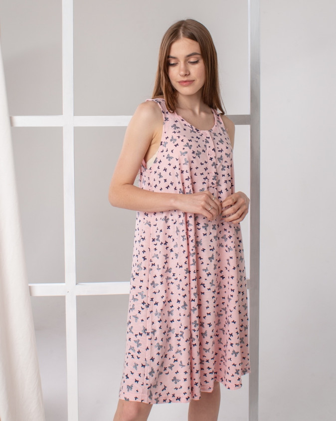 Сорочка для кормления - цветная