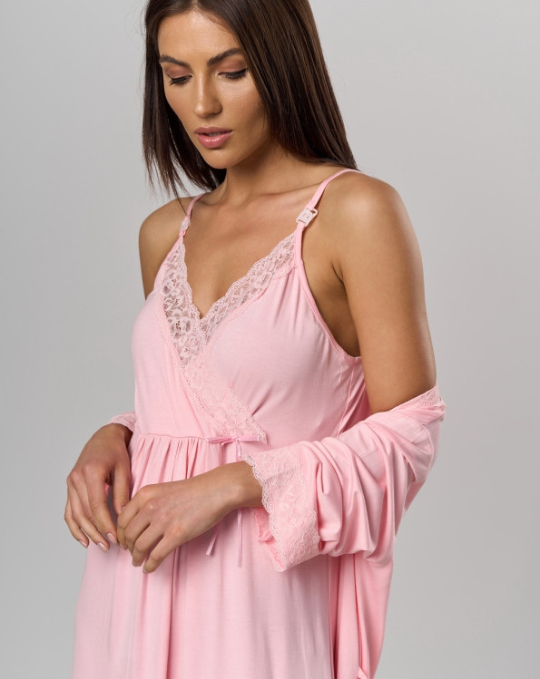 Халат та сорочка для годування - Віскоза Уцінка