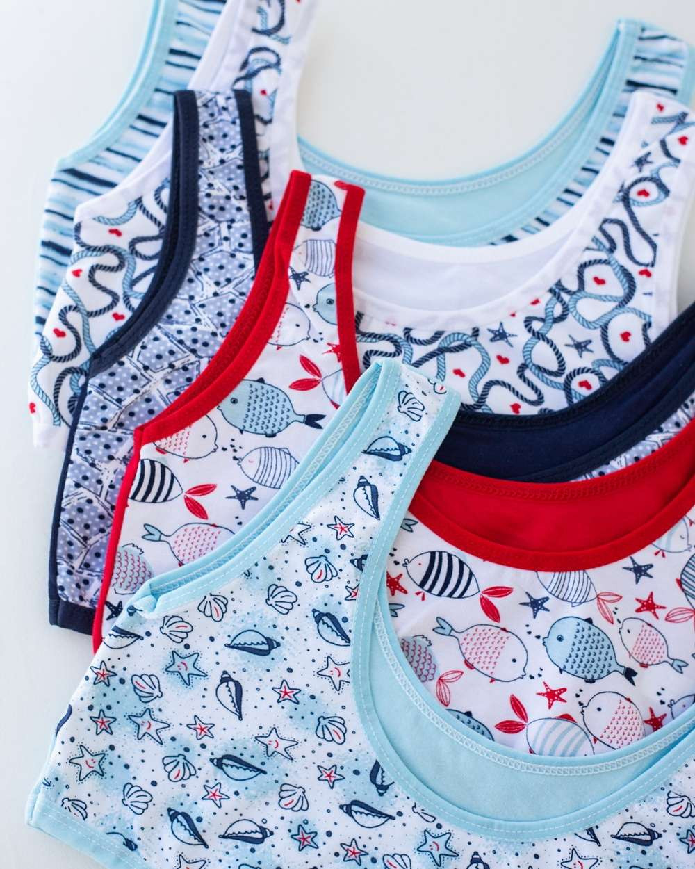 Підлітковий топ на дівчинку - підводний світ