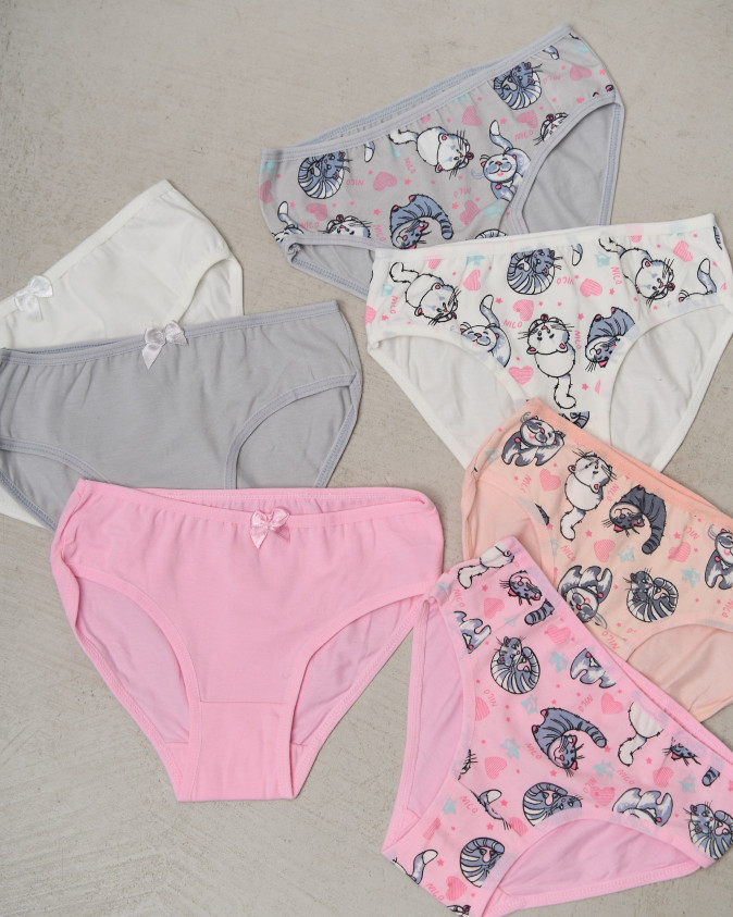 Набір дитячих трусиків тижневок - 7 шт. - 740134