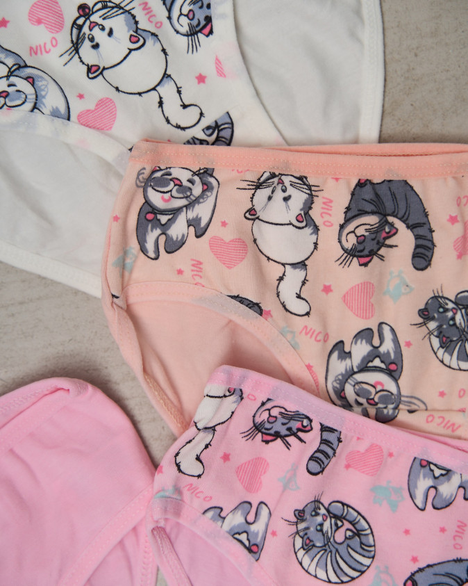 Набір дитячих трусиків тижневок - 7 шт. - 740134