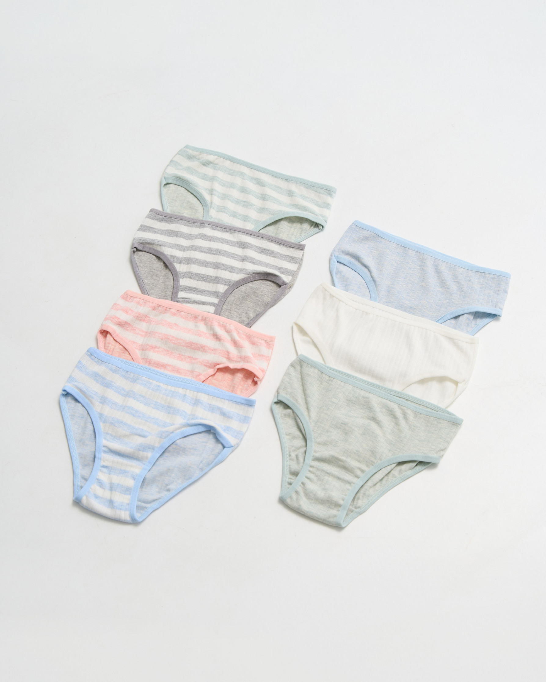Набір дитячих трусиків тижневок рубчик з 7 шт. - 740173