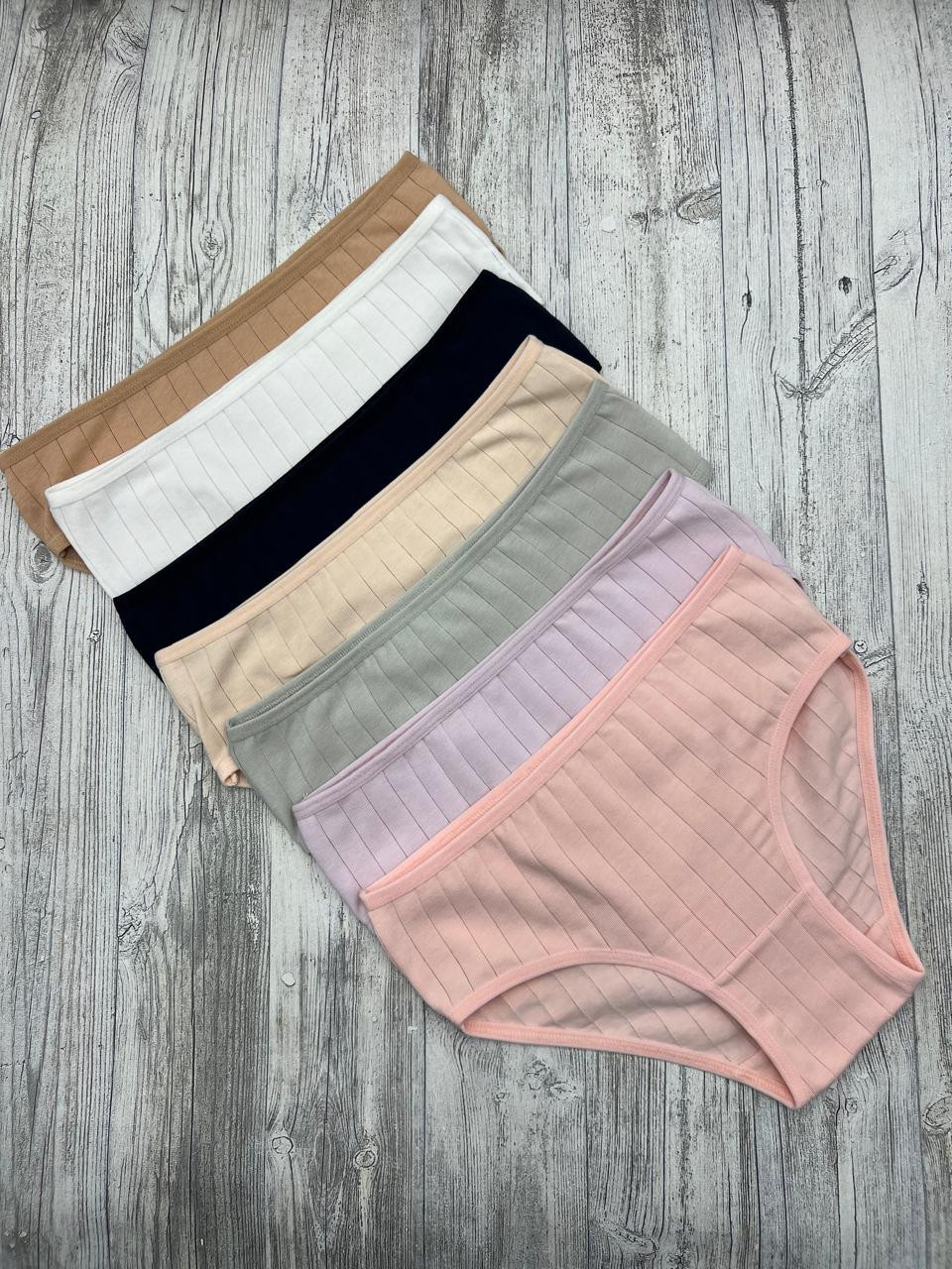 Набор детских трусиков неделек рубчик из 7 шт. - 740180