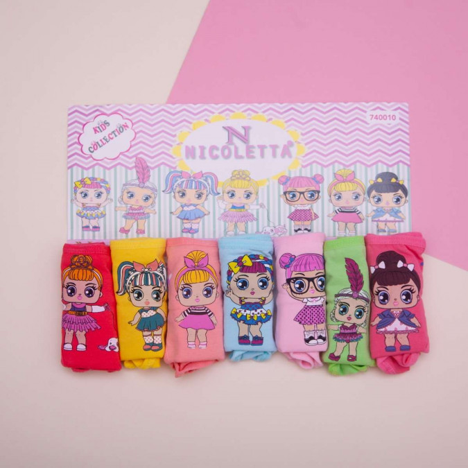 Набір підліткових трусиків тижневок - 7 шт. - 742010