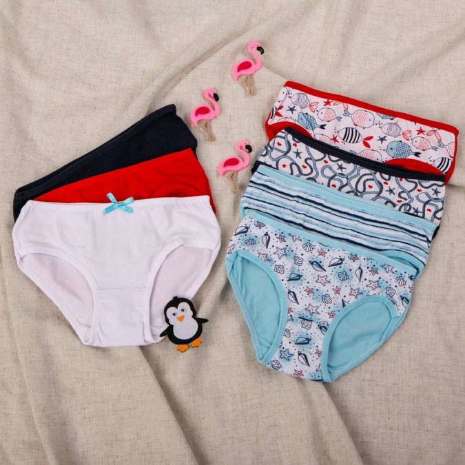 Набір дитячих трусиків тижневок - 7 шт. - 742030