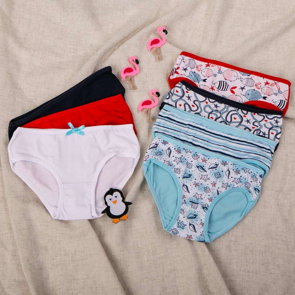 Набір дитячих трусиків тижневок - 7 шт. - 742030