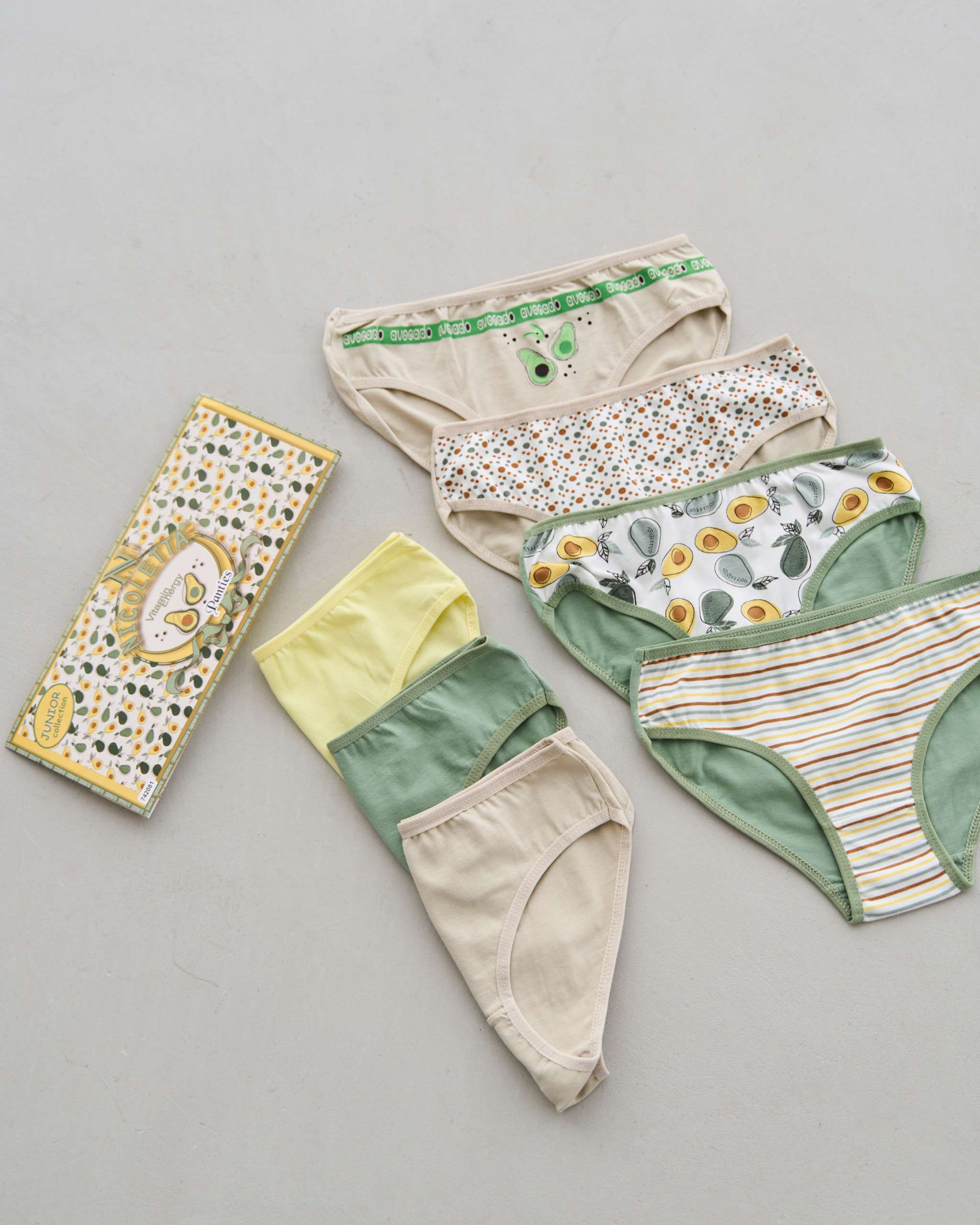 Набір підліткових трусиків тижневок - 7 шт. - 742081