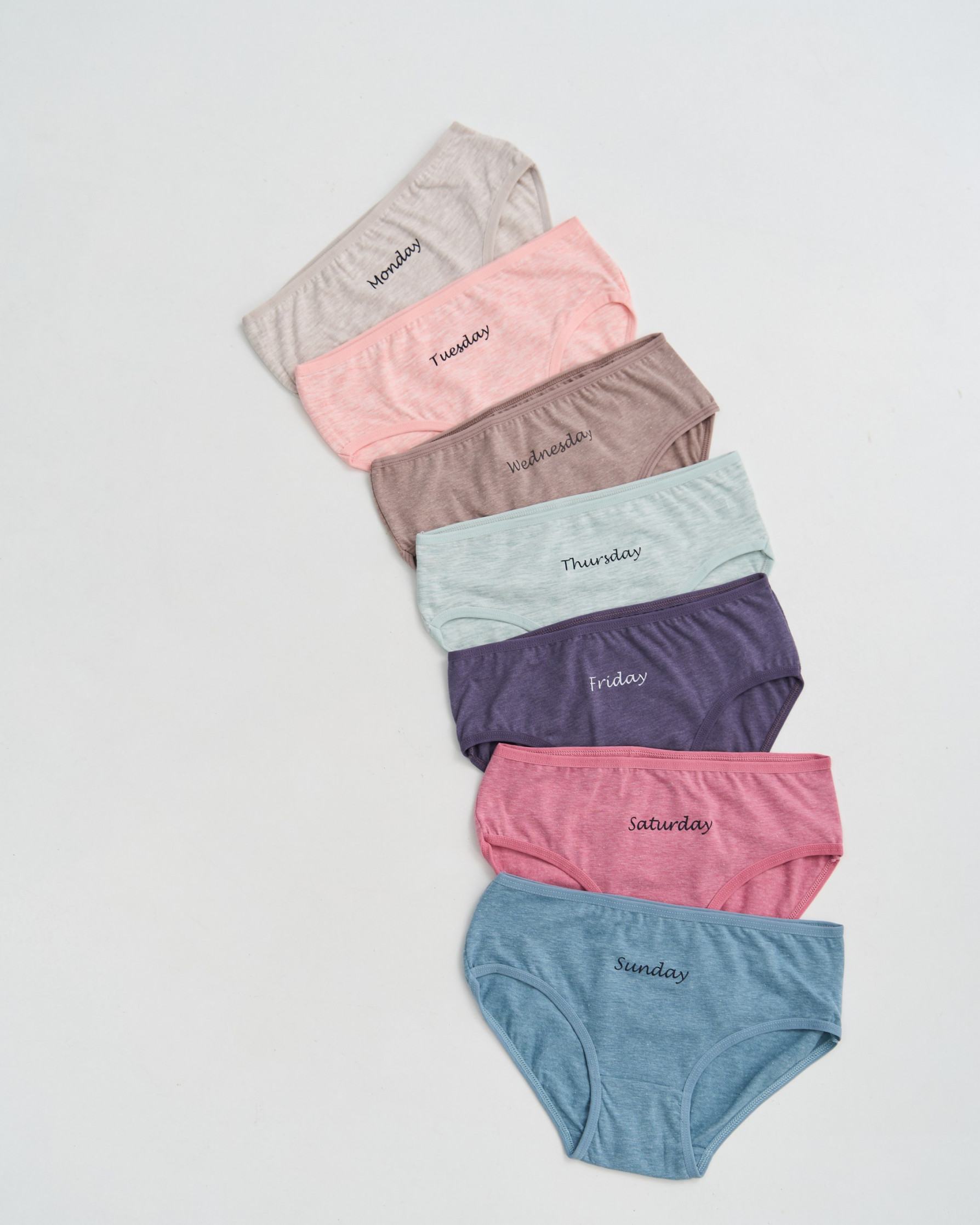 Набір підліткових трусиків тижневок - 7 шт. - 742108