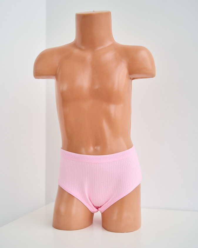 Набір підліткових трусиків тижневок в рубчик - 7 шт. - 742128