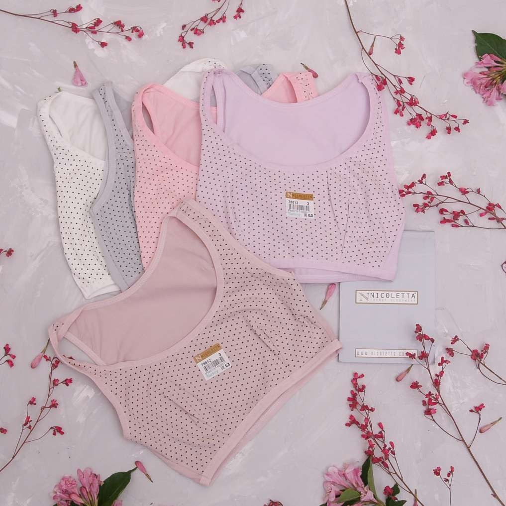 Топ для дівчаток в дрібний горошок