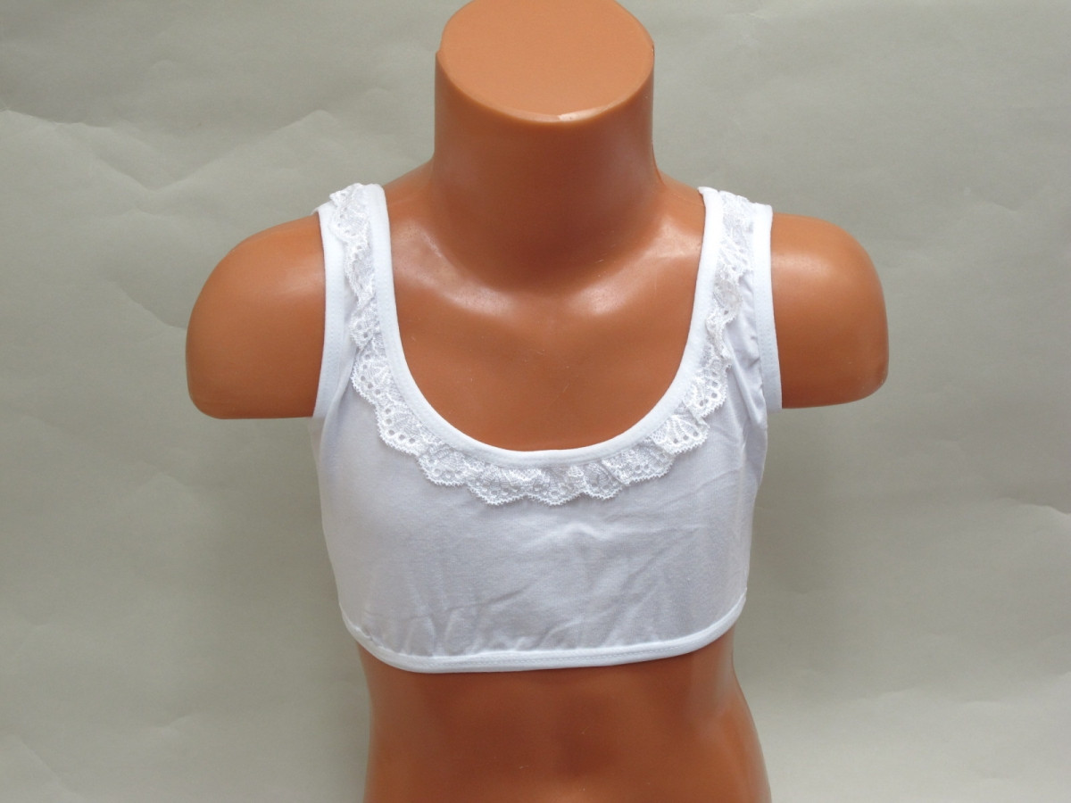 Топ для дівчаток з мереживом - від 3 шт.