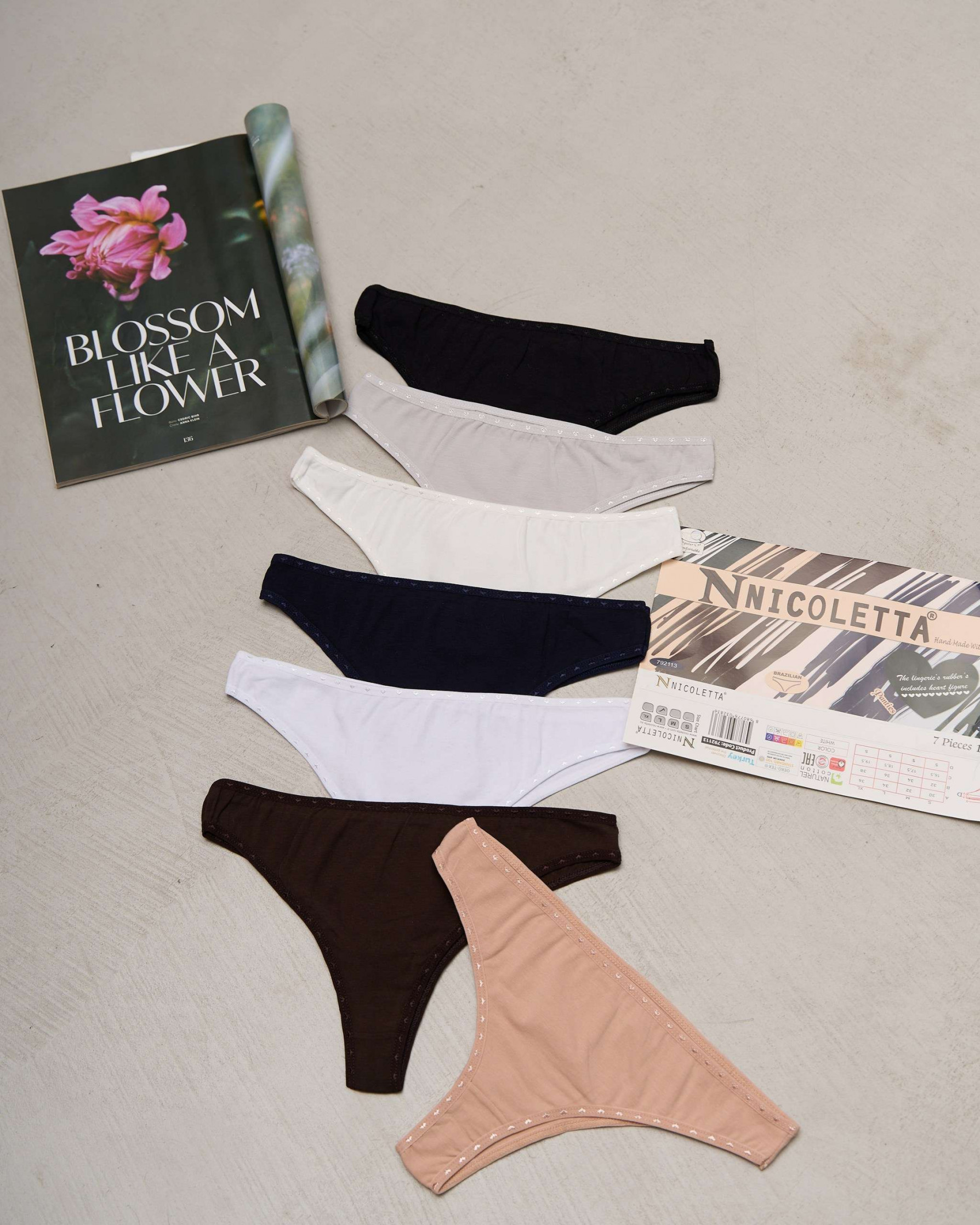 Набор женских американок неделек - 7 шт. - 792113