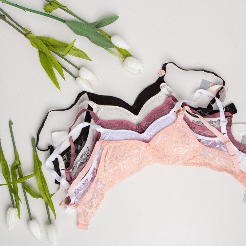 Женский бюстгальтер без push-up - широкая бретель (80В-95В)