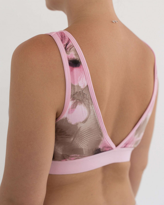 Жіночий спортивний топік попереду на блискавці - Сакура