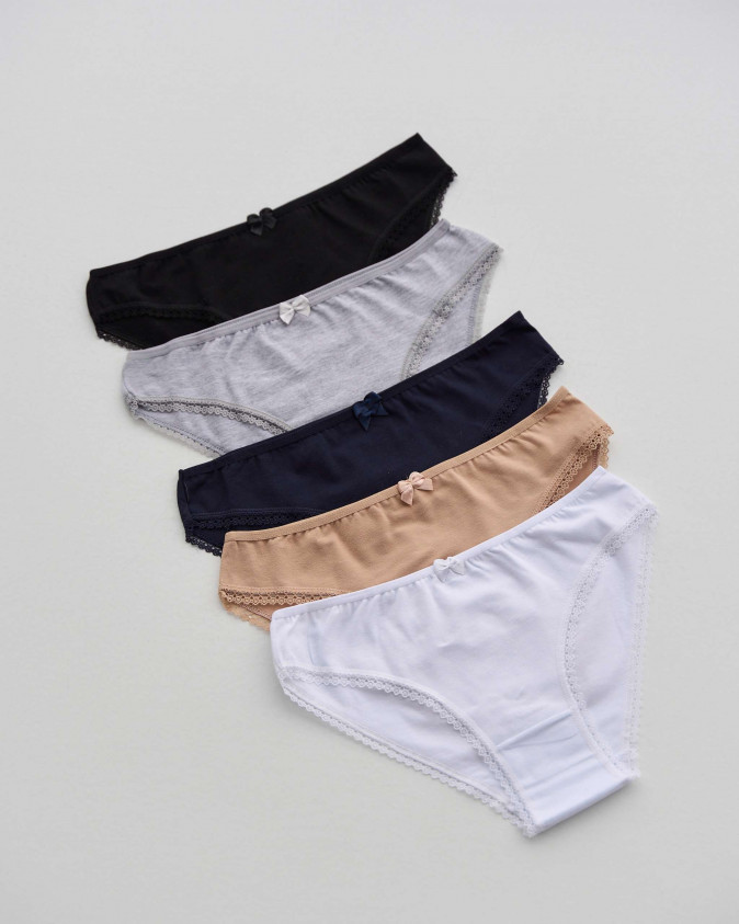 Жіночі трусики однотонні - класичні кольори
