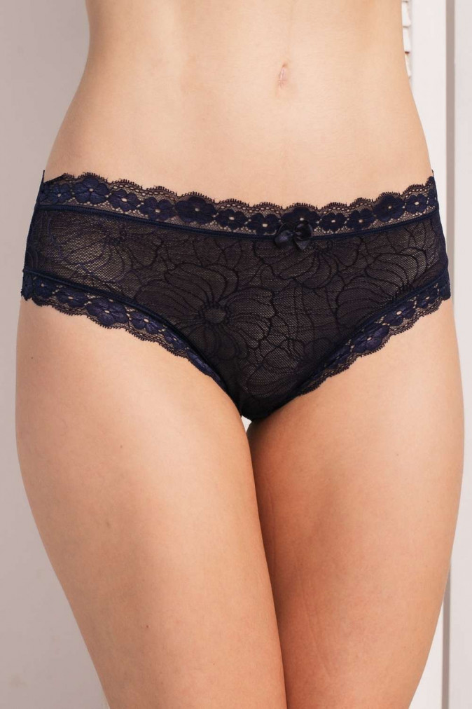 Прозорі жіночі трусики - темний мікс кольорів