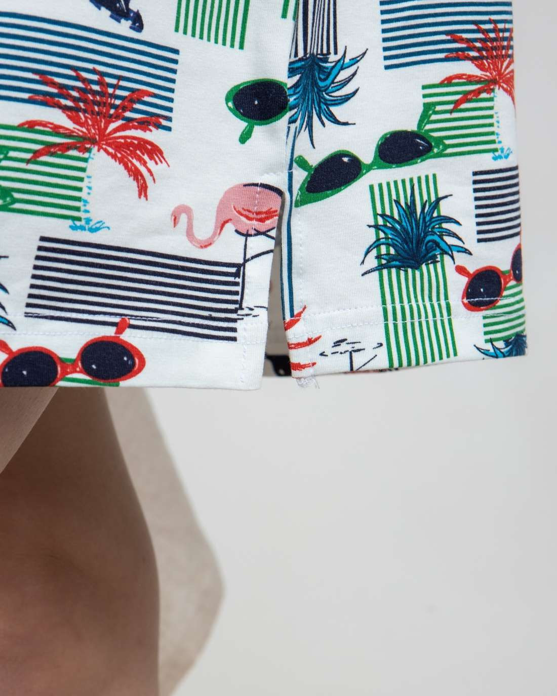 Туніка жіноча з капюшоном - Фламінго