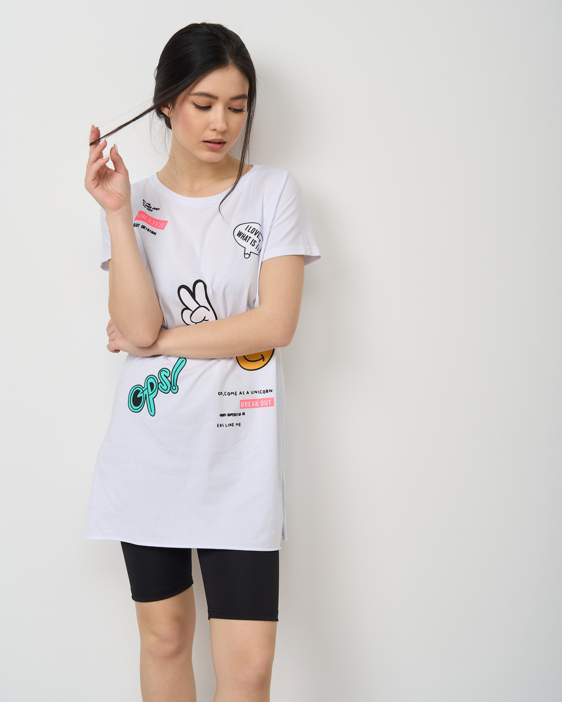 Комплект жіночий - футболка та велосипедки